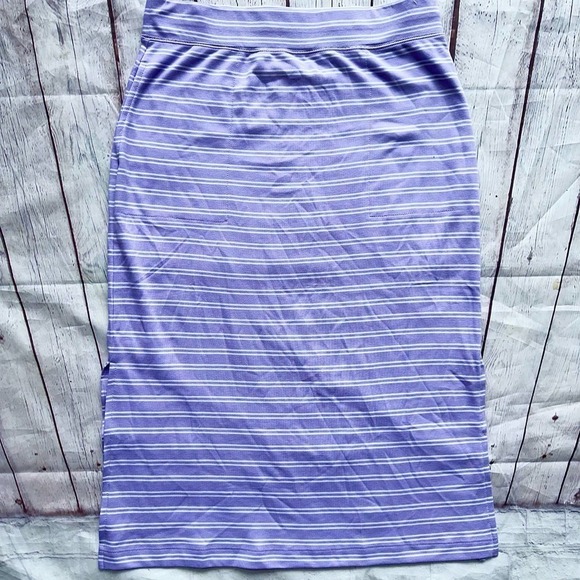 Isaac Mizrahi Dresses & Skirts - NWOT Women’s Small (SP) Isaac Mizrahi Live Pima Cotton Striped Maxi Skirt